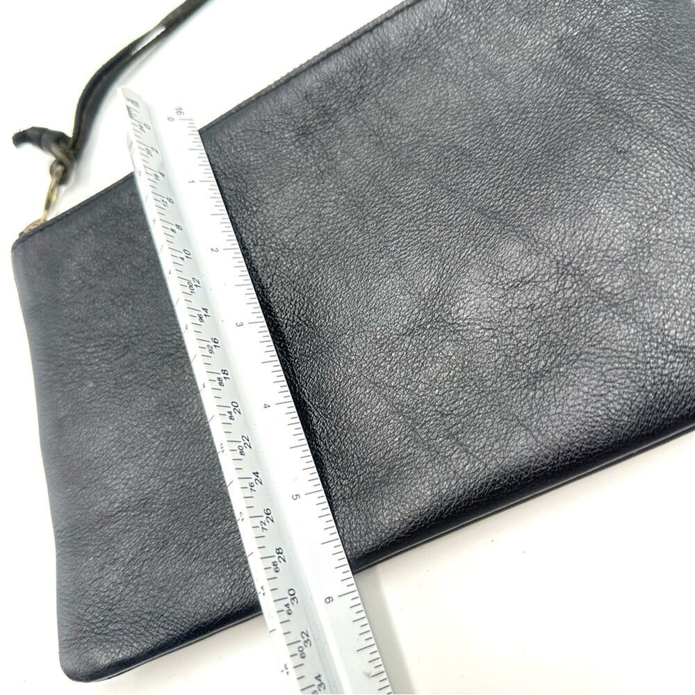 MADEWELL  women's  leather  wristlet clutch coin pouch  zipper closure - Picture 3 of 8